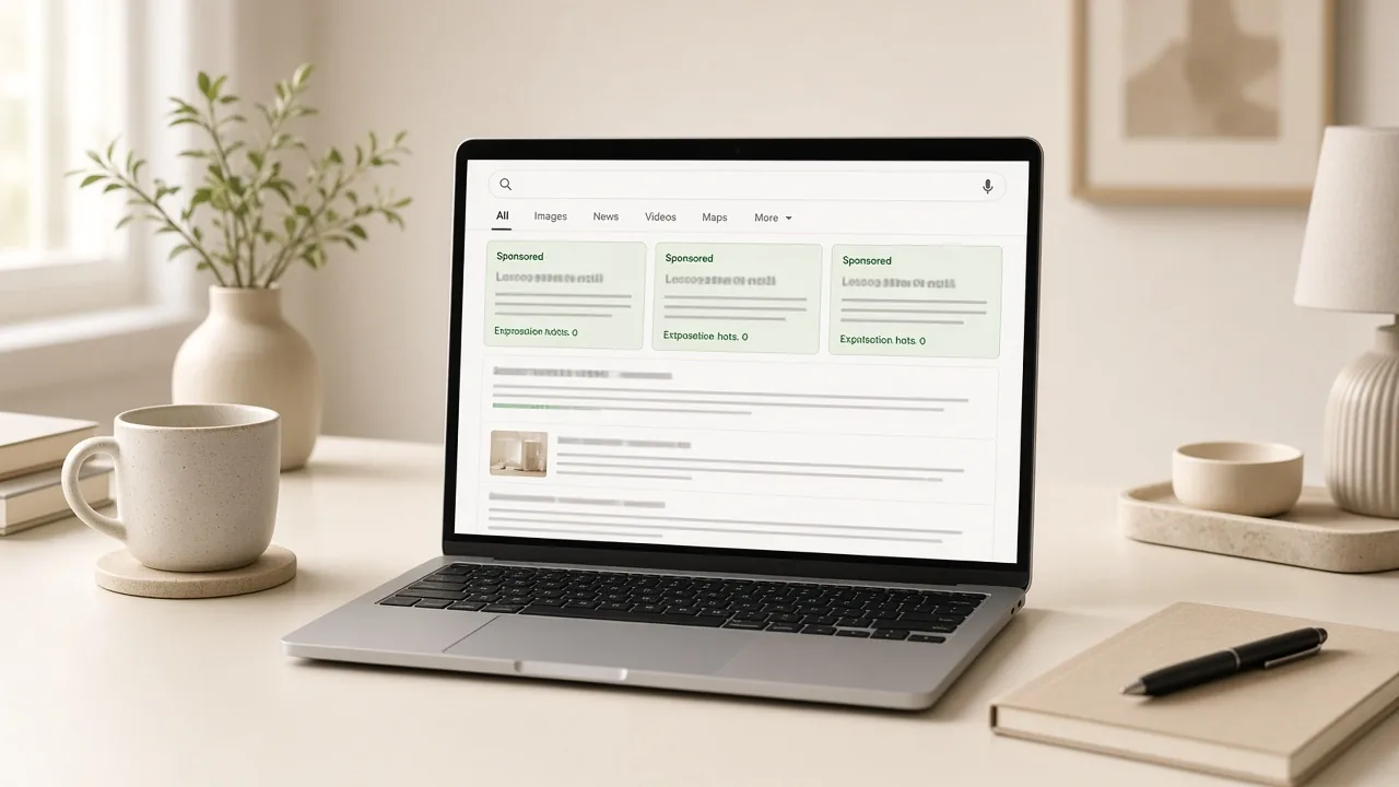 Paid media dashboard showing multi-channel campaign performance