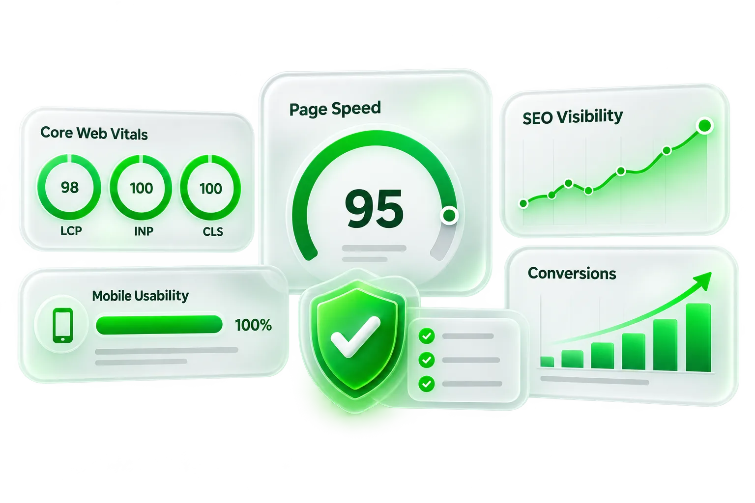 WordPress content hubs and internal linking planned for organic growth